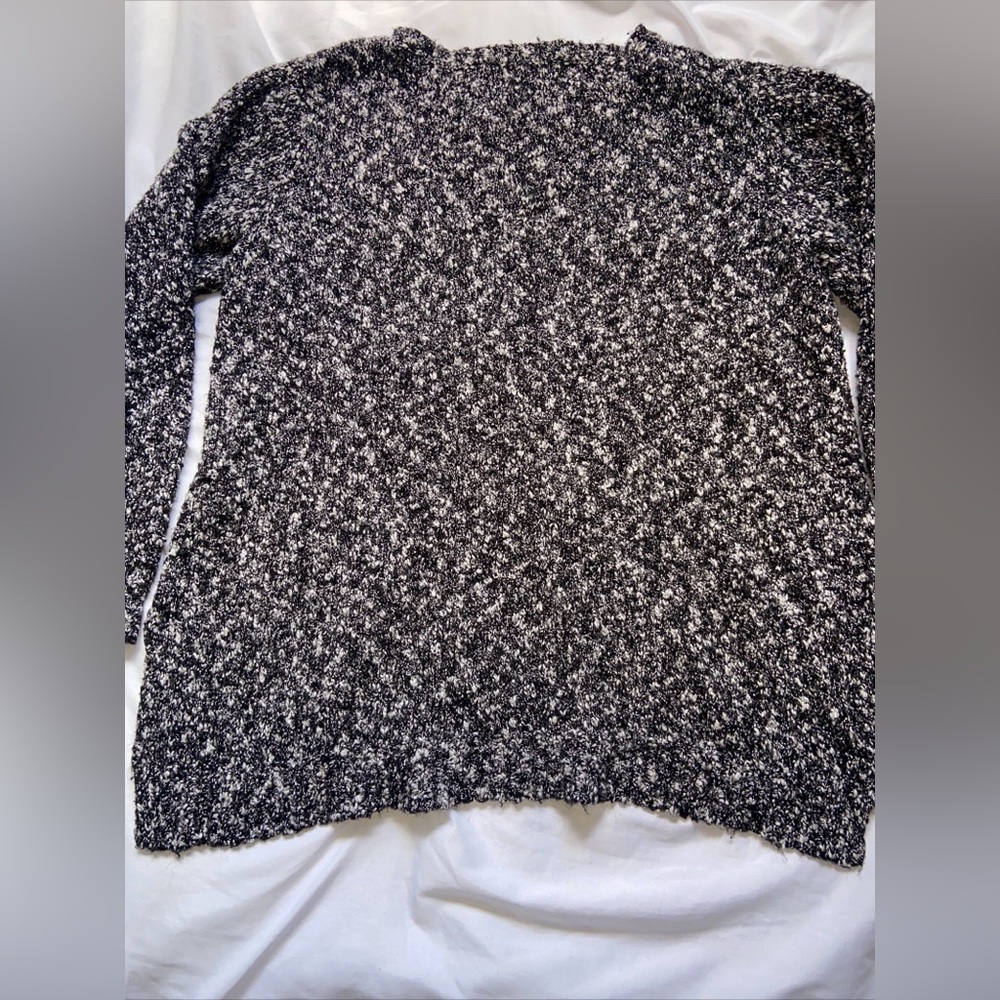 Buffalo David Bitton Women's Size Large Black/White Knit Sweater Size L